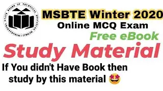 MSBTE Official Study Material | Free eBook🤩 | MCQs | PPT | Videos | Student Must Watch