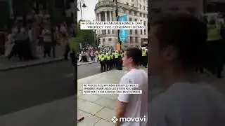 FLA Football Lads Alliance launch brick bottles missiles at Police after Met Police assauIt veteran