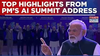 From 'Democratisation Of AI' To Unveiling 'MANAV Vision', Top Highlights From PM's AI Summit Speech