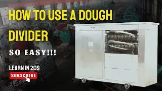how to use a dough divider&nbsp;| dough divider and rounder machine | commercial dough divider rounder