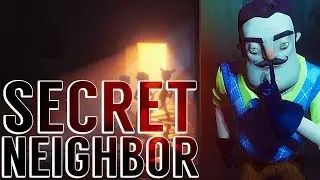 I AM THE SECRET NEIGHBOR! :: Halloween Alpha Gameplay 2018 (New Hello Neighbour Multiplayer Game)