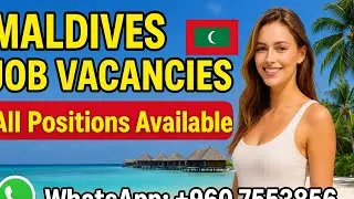 🇲🇻 Maldives Jobs 2025 | High Salary Abroad Jobs for Indians, Nepalese, Pakistanis & Bangladeshis