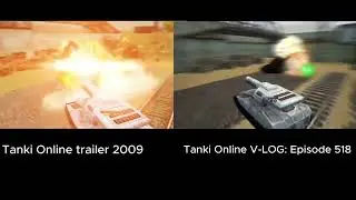 Tanki Online 2009 trailer VS Tanki Classic Trailer 2024 - Side by Side