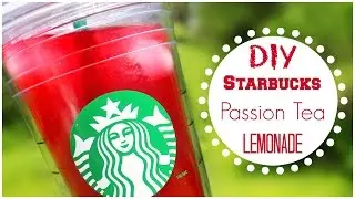 DIY COPYCAT STARBUCKS PASSION TEA LEMONADE | Allie Young