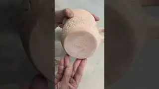 Покрыт глазурью, обожжён и выгружен. Использованы слои глазури Amaco. #короткоевидео #керамика #к...