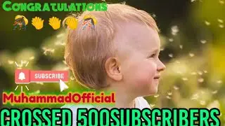 Happy 500Sub Vlog|| Best Kids Funny Video With Muhammad