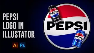 Pepsi Logo Design in Adobe Illustrator  Step by Step