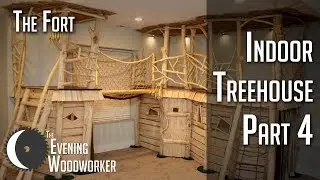 Building a Secret Fort Inside the Treehouse