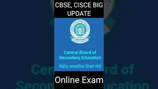 CBSE CISCE BOARD EXAM NEWS|Term 1 EXAM ONLINE|CBSE LATEST NEWS|#shorts