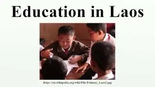 Education in Laos