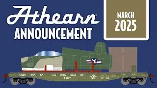 Athearn March 2025 Announcements: Athearn HO 50ft Flat Car with T-28B Trojan Airplane
