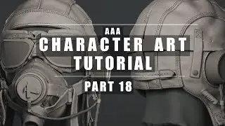 3D Modeling A Pilot Helmet  - Part 18