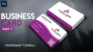 How to create Professional Business Card in Photoshop CC | Tutorial |