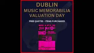 Dublin Music Memorabilia Valuation Day