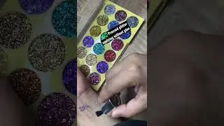 Pressed glitter vs Dry glitter✌🏻 #sheetalchawla #pressedglitter