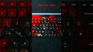 COD MW3 Keyboard Transformation 🎮🔥 #Shorts