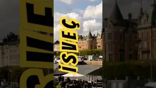 Kuzeyin İncisi İsve&ccedil; 🇸🇪 Nordic Paradise Sweden #travel #2025 #shorts #vlog #trending