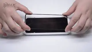 Easy install Vmax screen protector on iPhone X