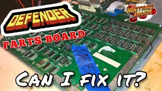 Defender Arcade Pcb Repair: Parts Board Pt 1