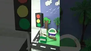 DIY SWACHH BHARAT ABHIYAN Model for School Project | Easy Non-Working SBM Display (The4Pillars)