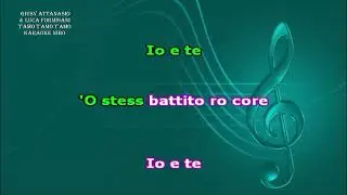 Giusy Attanasio & Luca Formisani -T'amo T'amo T'amo - karaoke nibo