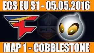 FaZe Clan vs Dignitas | Map 1 (Cobblestone) ECS EU Season 1 2016 CS:GO Week 4 (05.05.2016)