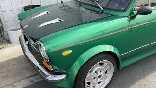 1972 Autobianchi Abarth A112 Short video. Rare Micro car based on the Fiat 127