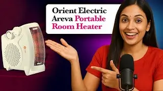 Orient Electric Areva Portable Room Heater | 2000W Two Heating Modes | Advanced Overheat Protection
