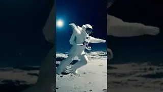 Astronaut Jumps and Spins on the Moon in Low Gravity 🌕👨&zwj;🚀 #space | New Sci-Fi Short Film
