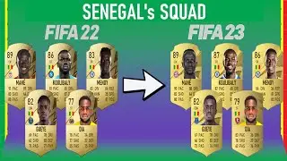 Senegal squad evolution from FIFA 22 to FIFA 23 | FUT Cards