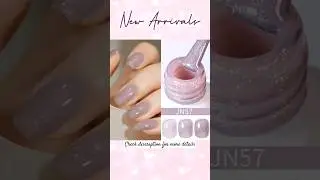 ✨ Sheer delight for your nails! 💅🏻 Born Pretty New Jelly Nude Gel Polish Shades #reels #nailart