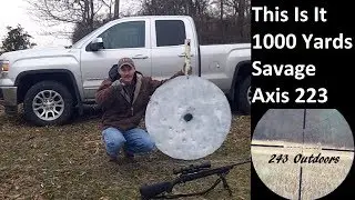 Вот и всё, 1000 ярдов с дикой осью .223