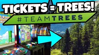 Arcading for #TeamTrees at Dave and Busters! 20 million trees Charity Donation!