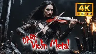 Unleashed Shadows: Fierce Violin Leads a Heavy Metal Symphony - Dark Violin Metal