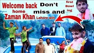Zamaan Khan 1 million views psl 8 win⛳ welcome back Mirpur Azad Kashmir chakswari HBL