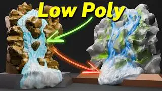 How to Make 3D Printable Waterfall Scenery in VR with Shapelab #vr