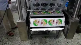 linear type food tray sealing machine map machine