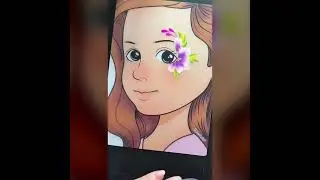 One Stroke Flower Face Painting Design Tutorial