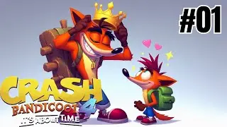 A volta do aprendiz! 🤩💫 - Crash Bandicoot 4 - EP 1