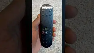 Как заменить батарейки в пульте Xumo #короткоезамыкание