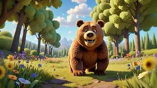 Benny Bear Spins Around | Movement Song for Kids | Nursery Rhymes and Active Learning