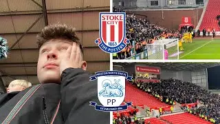 90+3 MIN WINNER sends PRESTON FANS MENTAL *Stoke 0-1 Preston*