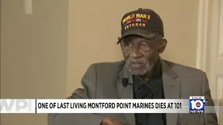 Montford Point Marine George Johnson has died at 101 years old