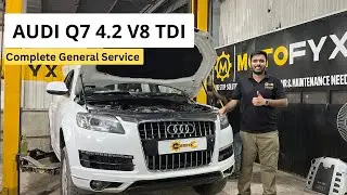 Audi Q7 4.2 V8 complete major service by MotoFyx | Genuine OES Spares |Transparent Service | MotoFyx