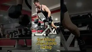 Chest Supported Row 🔥 Upper Back Workout | #shorts