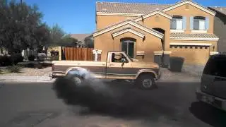 Rusty burnout! Ford 6.9 idi