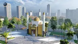 lumion10 mosque animation