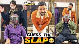 Guess The Slap Challenge 😀 Surprise Entry By Rajab I Got shocked😱