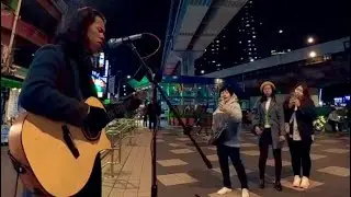 When I sang this song they(Myanmar people)came closer to me and sing together.  #buskingintaiwan 