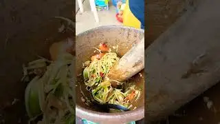 Amazing papaya and salad in the rural countryside, #shorts, SAM Green Farm